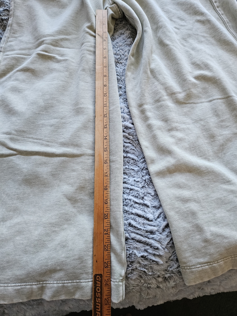 American Eagle Outfitters Heathered Sage Green Wide Leg Lounge Wear - Picture 4 of 7